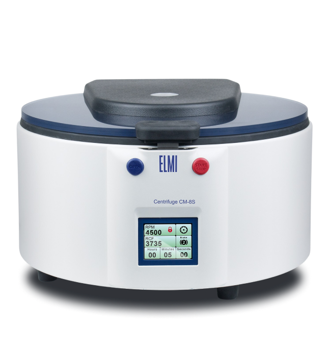 Introducing the 2024 ELMI CM-8S
Touchscreen Swing-Out Centrifuge