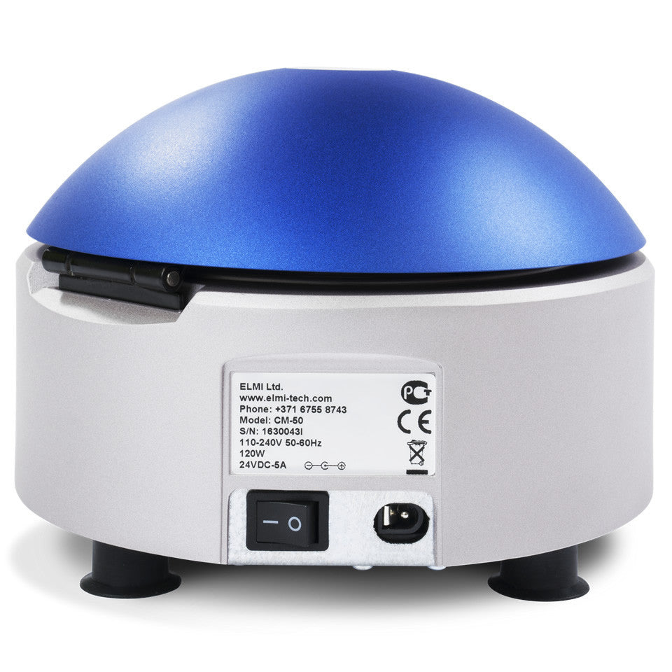 ELMI CM-50 Micro Centrifuge, Hermetic Rotor 50.01 Included for 1.5/2ml tubes