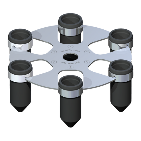 Rotor 6M.06 6 x 50ml Conical Test Tubes for CM-7S / CM-6M
